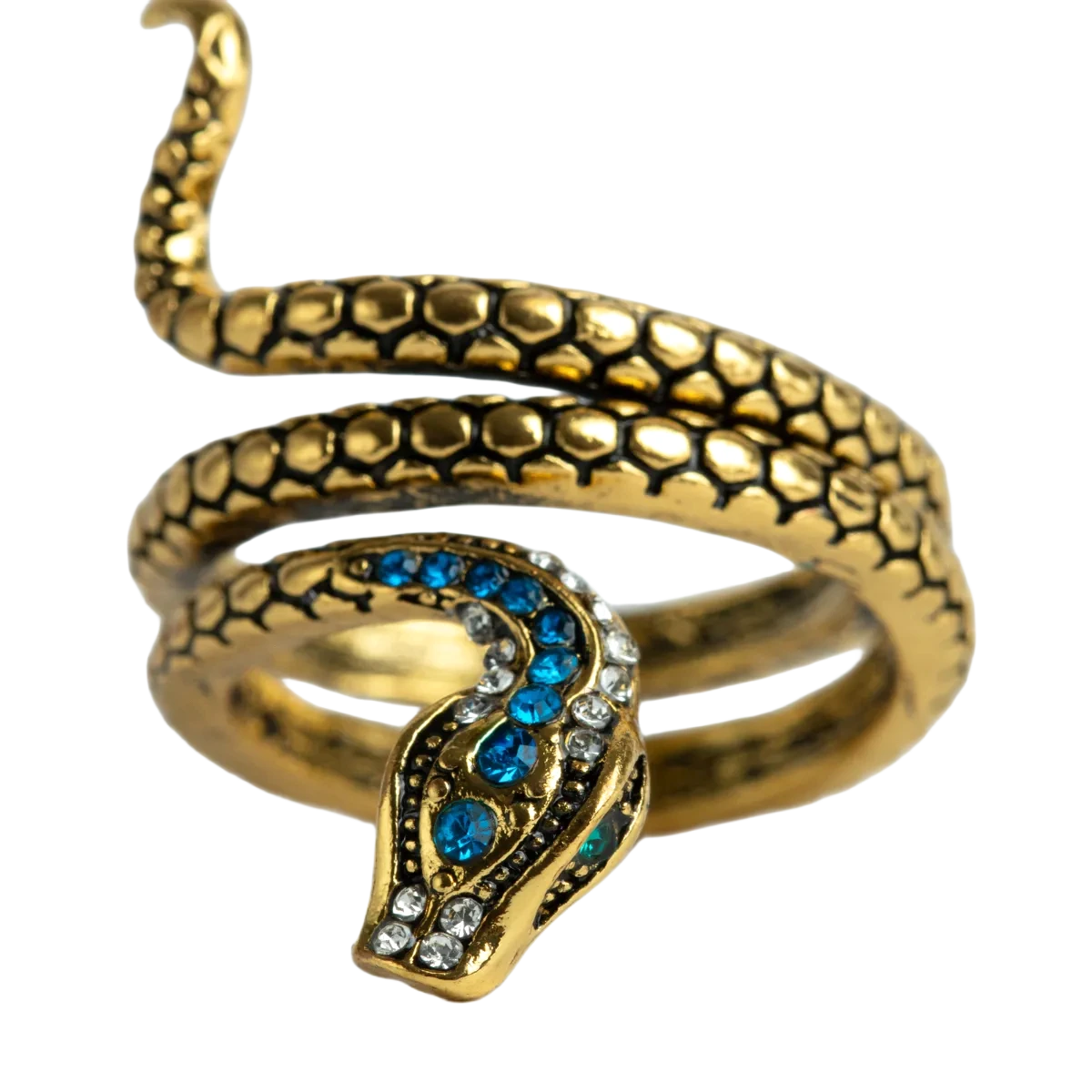 Anillo Cobra Dorada, fotografía del catálogo Draco