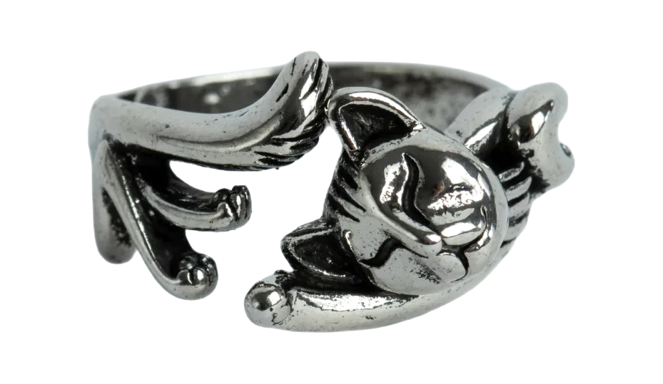 Anillo Felina Magia Gato, fotografía del catálogo Draco
