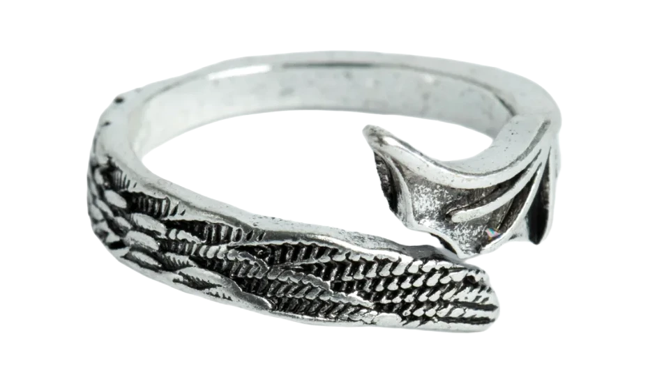 Anillo Fragmento de Fuego del Dragón Cósmico, fotografía del catálogo Draco