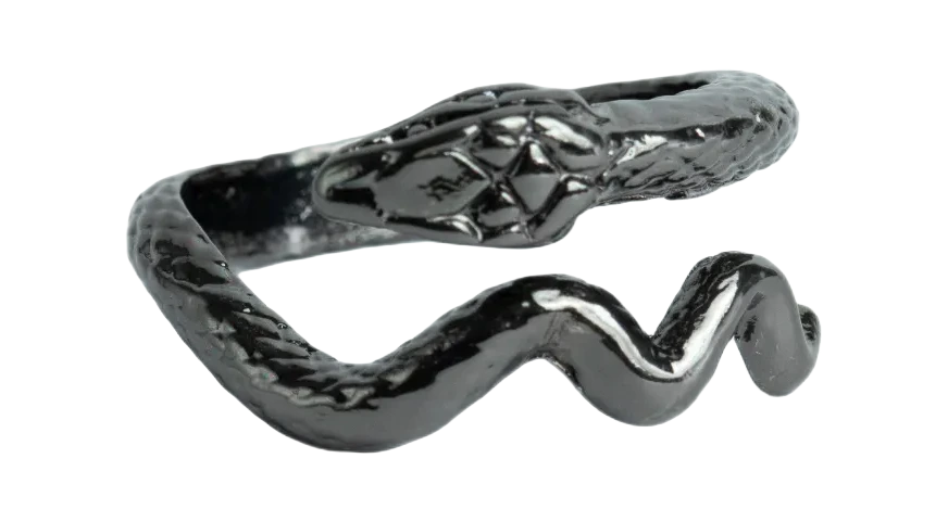 Anillo Sigilo Letal Serpiente Sombra, fotografía del catálogo Draco