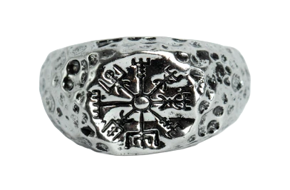 Anillo Vikingo Talismán del Guerrero Interdimensional, fotografía del catálogo Draco